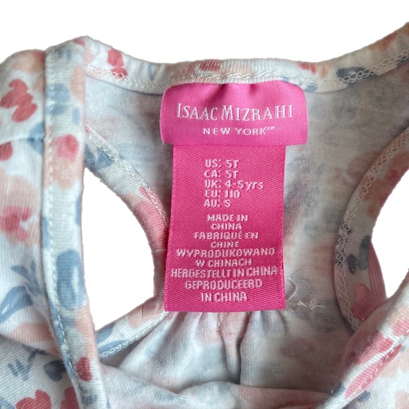 Isaac Mizrahi 2 piece Girls Summer Outfit 5T - Picture 3 of 4
